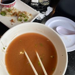 Medium pho, highly recommend. I put siracha in mine