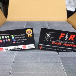 Printmasters - 5,000 Business Cards done for F&R Car Audio. Turnaround time: 2-3 business days