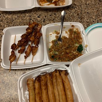 The Boardwok Restaurant - Chicken teriyaki, veggie spring rolls and fried rice. - Asian Fusion Near Me - Virginia Beach, Virginia The Boardwok Restaurant - Chicken teriyaki, veggie spring rolls and fried rice. - Asian Fusion Near Me - Virginia Beach, Virginia