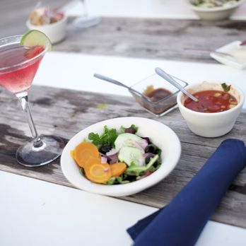 Yardarm Restaurant - Salad and cocktail - Seafood Near Me - Corpus Christi, Texas