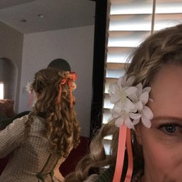 Perfect braiding & curls. Thank you Coni. Perfect braiding & curls. Thank you Coni.