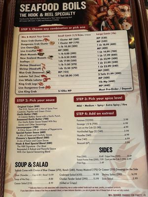 Menu photo 4 Hook & Reel Cajun Seafood & Bar Sacramento, CA Menu photo 4 Hook & Reel Cajun Seafood & Bar Sacramento, CA