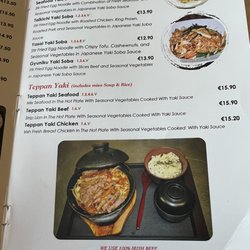 Taikichi - Menu