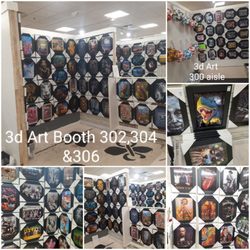Awesome 3d Art in 300 aisle.