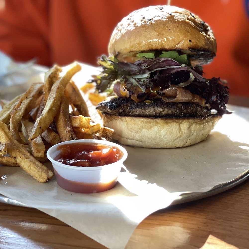 Sabertooth Food - a burger and french fries - New American Near Me - El Paso, Texas Sabertooth Food - a burger and french fries - New American Near Me - El Paso, Texas