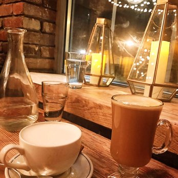 Woodberry Kitchen - Earl Grey latte & Hot buttered rum. - American Near Me - Baltimore, Maryland Woodberry Kitchen - Earl Grey latte & Hot buttered rum. - American Near Me - Baltimore, Maryland
