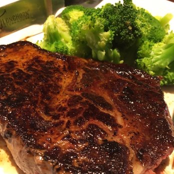 LongHorn Steakhouse - Ribeye with broccoli - Steakhouses Near Me - Florence, Alabama