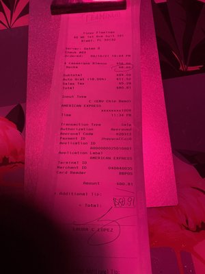 Menu photo 7 Tipsy Flamingo Miami, FL Menu photo 7 Tipsy Flamingo Miami, FL