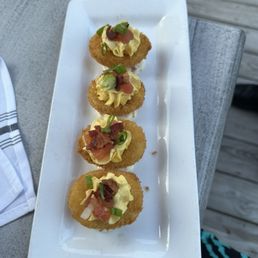 Crispy Deviled eggs Crispy Deviled eggs