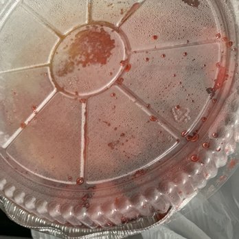 Cozy Corner - Cheesecake pancake strawberry container opened. We received it like this. - Burgers Near Me - Chicago, Illinois