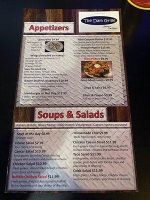 Menu photo 2 The Dam Grille Denver, CO