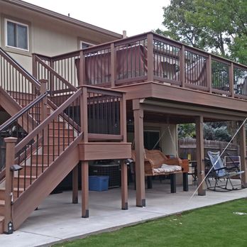 Squareroot Construction - dry-below deck with new patio - Decks & Railing Near Me - Longmont, Colorado Squareroot Construction - dry-below deck with new patio - Decks & Railing Near Me - Longmont, Colorado