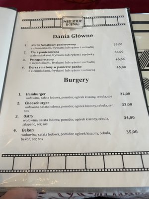 Menu photo 2 Niezłe Kino Bistro Gdynia, 