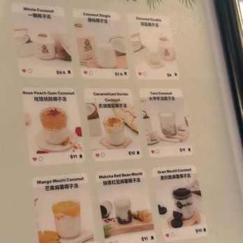 Yezi Coconut Dessert - Menu - Desserts Near Me - Duluth, Georgia