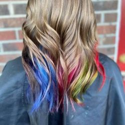 The Hair Chair - Vivid colors underneath part 1