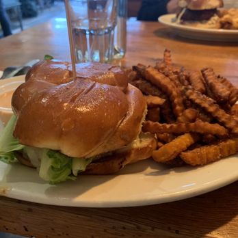 Milkweed - Burger and sweet potato fries - New American Near Me - Boston, Massachusetts Milkweed - Burger and sweet potato fries - New American Near Me - Boston, Massachusetts