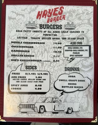 Menu photo 2 Hayes Burger San Diego, CA Menu photo 2 Hayes Burger San Diego, CA