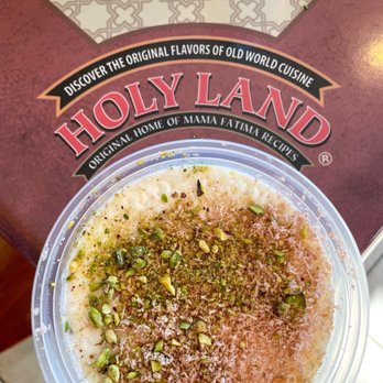 Holy Land - a bowl of rice pudding - Greek Near Me - Minneapolis, Minnesota Holy Land - a bowl of rice pudding - Greek Near Me - Minneapolis, Minnesota
