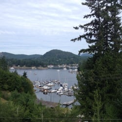 Madeira Park Bed & Breakfast - View from the deck & hot tub