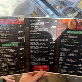 Cosa Nostra - Menu - Sandwiches Near Me - Clermont, Florida