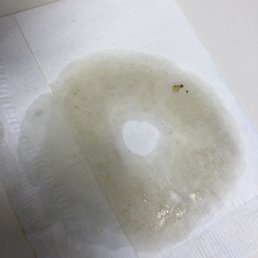 Some butter from the bottom of my LIGHT butter bagel. Clearly they don't know what "light butter" means.