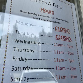 There's A Treat Takeout - Hours as of July 2021 - Burgers Near Me - Deer Isle, Maine
