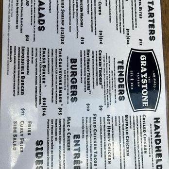 The Graystone Tavern - Burgers Near Me - Chicago, Illinois