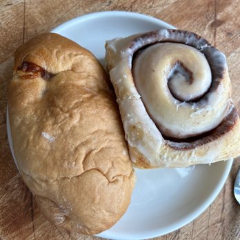 Lulu's Bakery and Pantry - Pepperoni and cheese roll and a cinnamon roll - Coffee & Tea Near Me - Salem, Massachusetts Lulu's Bakery and Pantry - Pepperoni and cheese roll and a cinnamon roll - Coffee & Tea Near Me - Salem, Massachusetts