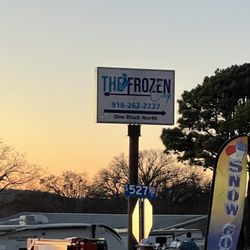 The Frozen Coop - Our new sign!