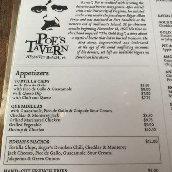 Poe's Tavern - Burgers Near Me - Atlantic Beach, Florida Poe's Tavern - Burgers Near Me - Atlantic Beach, Florida