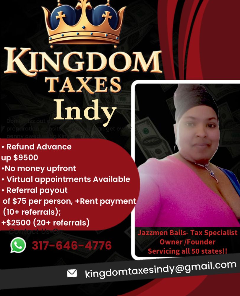 KINGDOM TAXES INDY Indianapolis, Indiana Updated October 2024