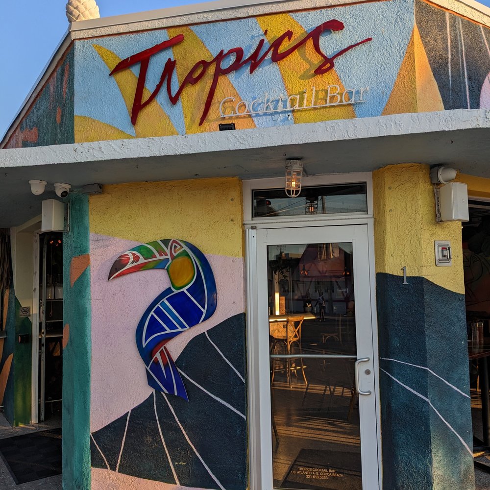Tropics Cocktail Bar - They had me when I saw this - Cocktail Bars Near Me - Cocoa Beach, Florida Tropics Cocktail Bar - They had me when I saw this - Cocktail Bars Near Me - Cocoa Beach, Florida