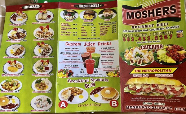 Menu photo 5 Mosher's Gourmet Long Beach, CA