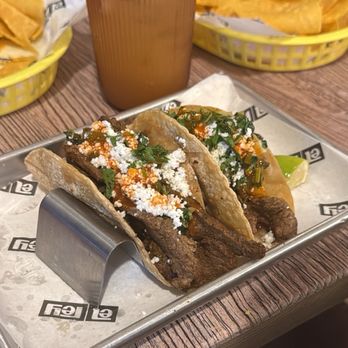 El Rey - Carne Asada taco w/ Llama de la Llama (spicy margarita) - Mexican Near Me - Washington, DC, District of Columbia
