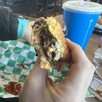 Juicy Jake's Smashburgers - Double smash burger run thru the garden - Ice Cream & Frozen Yogurt Near Me - Muncie, Indiana Juicy Jake's Smashburgers - Double smash burger run thru the garden - Ice Cream & Frozen Yogurt Near Me - Muncie, Indiana