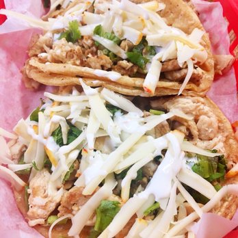 La Mexicana Grocery Store - Chicken tacos with cilantro, onion and cheese - Grocery Near Me - West Bend, Wisconsin