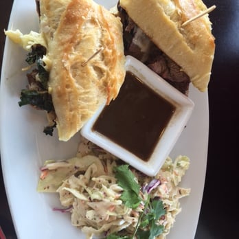 HopSaint Brewing - Tri Tip Sandwich with sweet onion jus ($15) - New American Near Me - Torrance, California