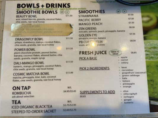 Menu photo 2 The Press Coffee & Juice Bar Springfield, MO Menu photo 2 The Press Coffee & Juice Bar Springfield, MO