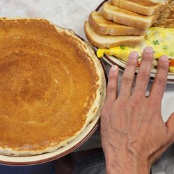 Mom's Kitchen - The size of a pancake.