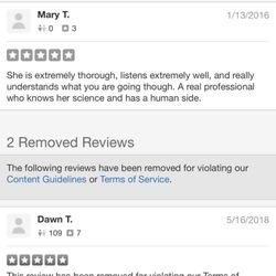 Mary E. Theodore, MD, MPH - She reviewed herself using an alternate profile. Shame.