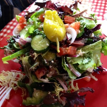 Dino's Pizza - Greek Salad - Pizza Near Me - Burbank, California