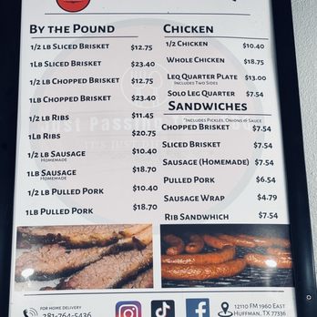 Just Passing Thru BBQ - Barbeque Near Me - Huffman, Texas
