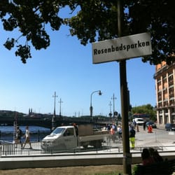 Rosenbadparken - Vy från parken.