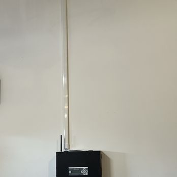 Sparq Lighting - Unit on the wall with cables protected and ceiling plugged. - Home Automation Near Me - Meridian, Idaho