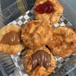 a variety of pastries