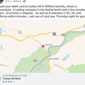 Turkey Hill - Do not ever use a DEBIT card at any Turkey Hill.  Thieves will empty your account. - Grocery Near Me - Milford, Pennsylvania