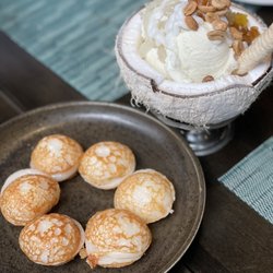 Baan Siam - Kanom krok, coconut ice cream