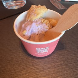Complimentary ube ice cream Complimentary ube ice cream