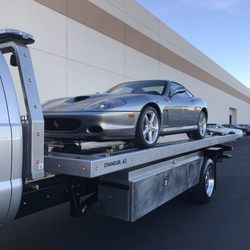 Elite Towing & Transport Services - Transport this beautiful Ferrari 575 Maranello to get its oil change