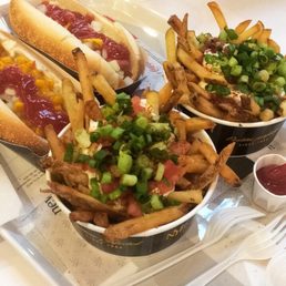 hotdogs and french fries hotdogs and french fries